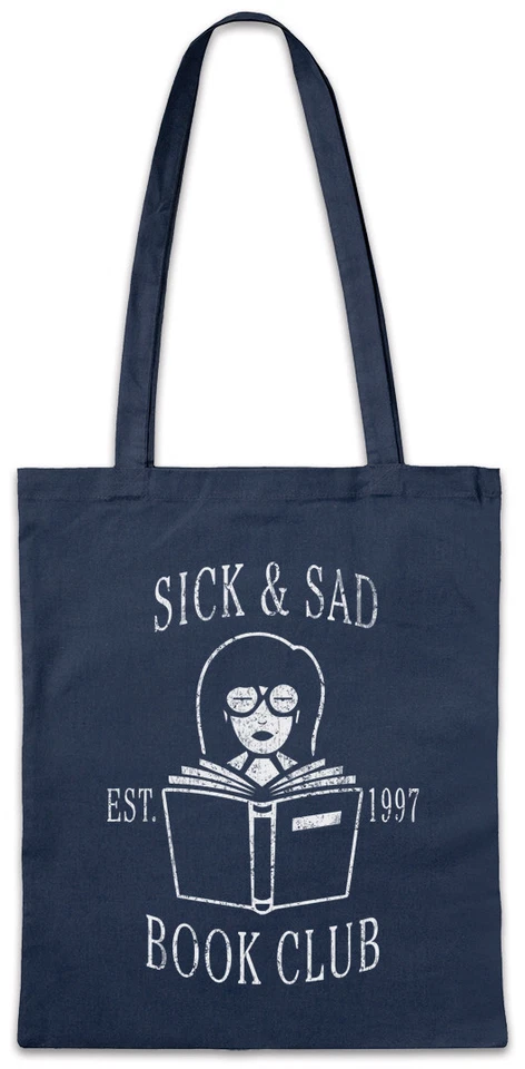 Sick & Sad Book Club Stofftasche Einkaufstasche Daria Fun Morgendorffer Lanes