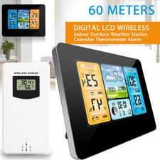 Digital Wireless Weather Station In/Outdoor Home Thermometer Hygrometer L8P9