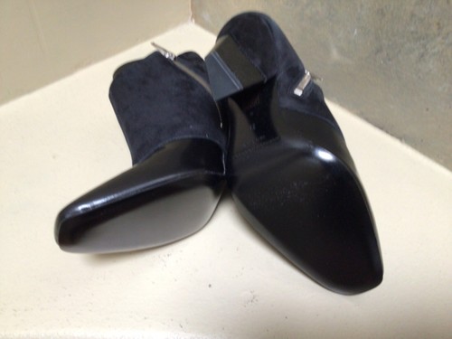 NUEVAS $495 Sigerson Morrison LUJO Mujer Botas al Tobillo Negras 7,5 EE. UU., 38 EU - Imagen 2 de 5