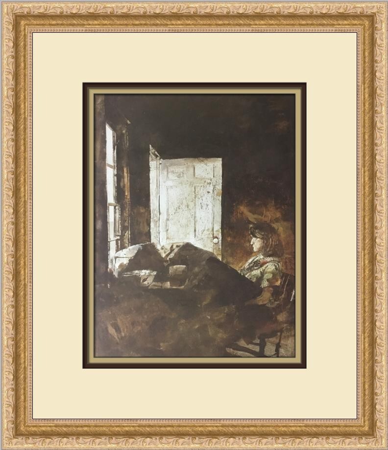 Andrew Wyeth Kitchen Table Custom Framed Print | eBay