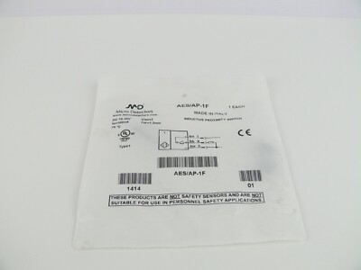 Micro Detectors Induktiver Sensor AES/AP-1F, M8, 1,5mm sn, neu, Lagerauflösung