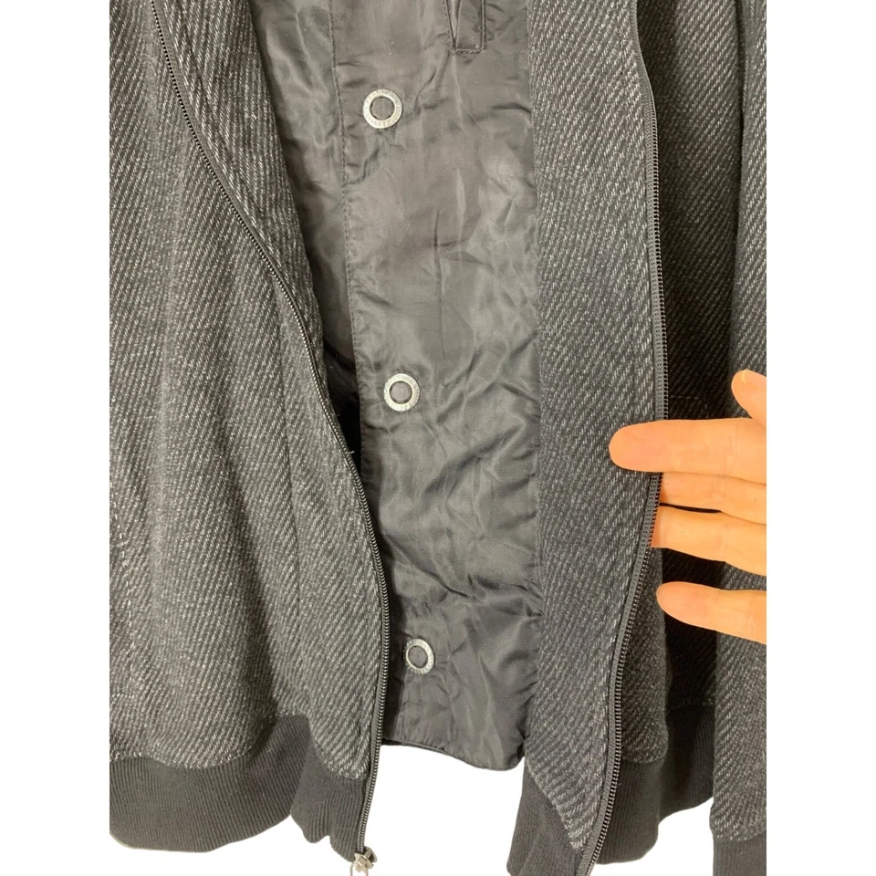 Men’s Kenneth Cole Reaction Bomber Zip Layer Gupta Jacket Size L 5357 Cotton - Image 4 of 4