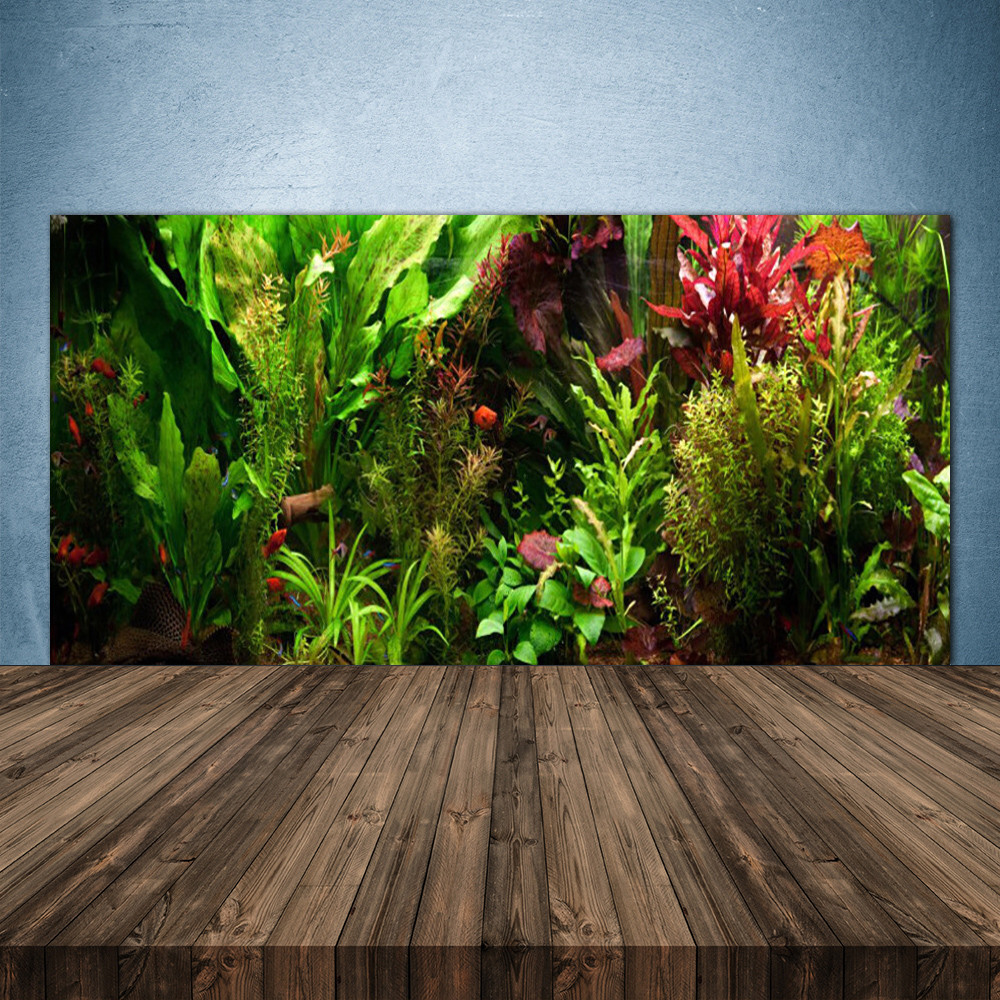 Crédence de cuisine en verre 140x70 Nature et Plantes pour décoration murale
