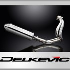 KAWASAKI ER6N ER6F 2012-16 FULL EXHAUST SYSTEM 320mm STAINLESS TRI BSAU SILENCER