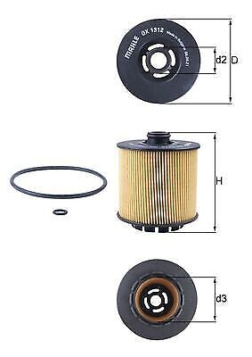 Oil Filter OX1312D Mahle 32257013 32257123 72518849 Genuine Quality Guaranteed - Picture 1 of 2