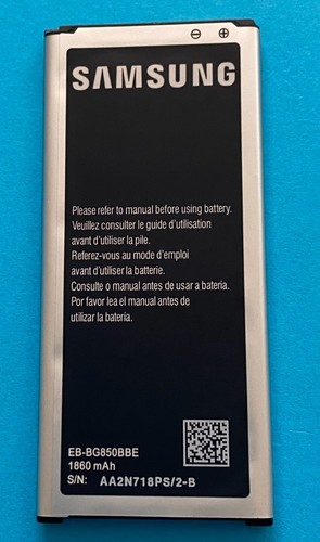 BATTERIA ORIGINALE SAMSUNG EB-BG850BBE GALAXY ALPHA SM-G850 SERIES 1860mAh OEM - Photo 3 sur 6