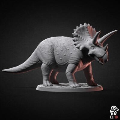Triceratops - Eli 3D/Tier/Dinosaurier/Fantasy/Miniatur