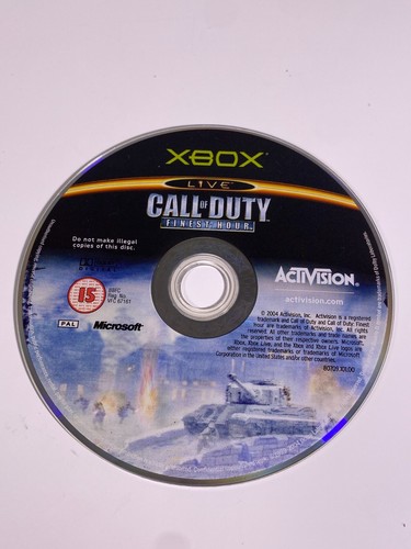Call of Duty Finest Hour Xbox Original - Complete - VGC - Picture 3 of 3