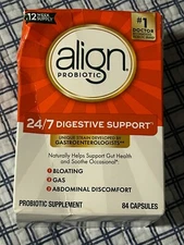 Align Probiotic 24/7 Digestive Support Supplement Capsules 84 Count (EXP 8/2027)