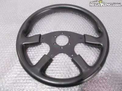 Italvolante Steering Wheel 365mm Black Leather TYP 4/3/90 F/S | eBay