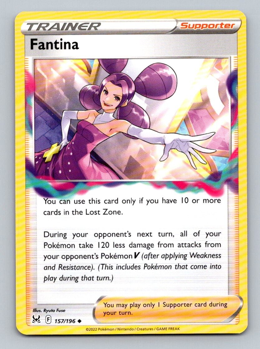 2022 Pokemon Card Lost Origin Fantina 157/196