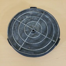Vintage CAST IRON BURNER Pot Holder STAND Trivot 9"