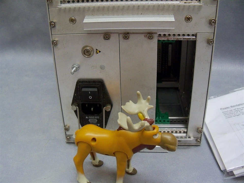 BGTR-4HE Schroff 19" Subrack Backplane Rack Chassis w/ Power Supply 23098 - Image 3 of 4