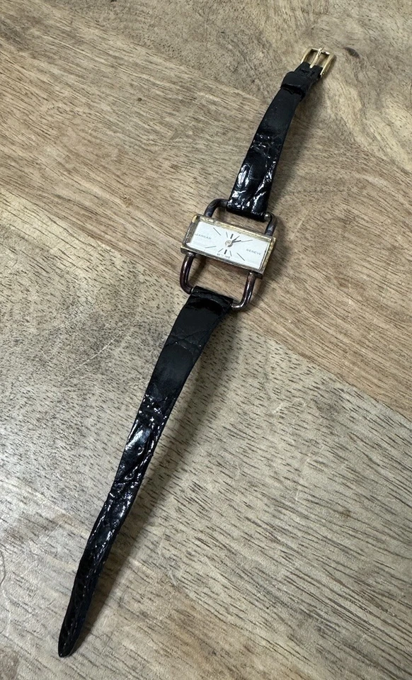 复古 SARCAR GENEVE 女士手表 ETRIER 风格 10k 镀金 MCM 现货 — 第 2/4 张图片