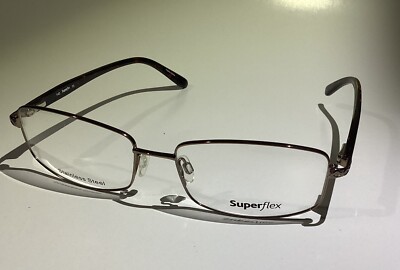 Super flex SF-447 Stainless Steel Gun Metal Eyeglass Frames  F 7