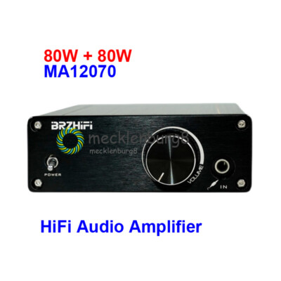 Infineon MA12070 2*80W Digital Audio Power Amp 20W~200W HiFi Stereo Amplifier