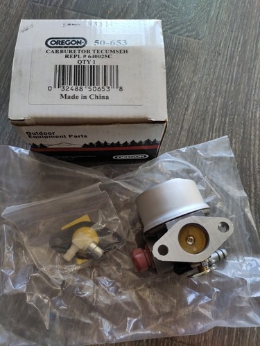 Oregon 50-653 Carburetor - Replaces Tecumseh 640025C - New Open Box