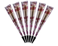 Golecha Henna für Mehndi Tattoo-verschiedenen Farben und Größen 6x/8x Kegel