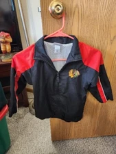 PRE-OWNED NHL CHICAGO BLACKHAWKS FULL ZIP JACKET YOUTH SIZE 5 MIGHTY MAC SPORTS
