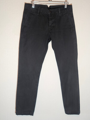 levis trousers pants mens size 30x30 slim fit straight buttonfly flat