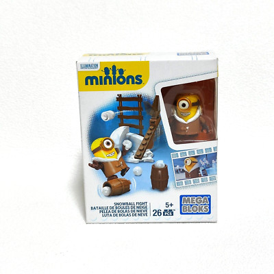 Mega Bloks Minions Snowball Fight Set #38017 26 Pieces Despicable Me
