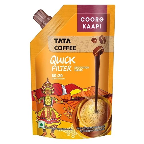 Tata Coffee Quick Filter Decoction Liquid, Coorg Kaapi, 200ml Box Free Ship