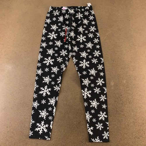 White Snowflake Print Leggings NWT | eBay