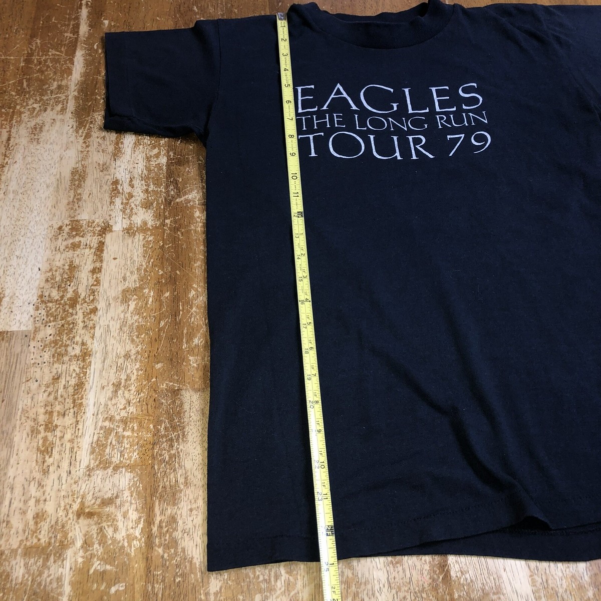 Eagles THE LONG RUN TOUR 79 Tシャツ Vintage Eagles 1979 The Long Run Tour Shirt Black Size M/S