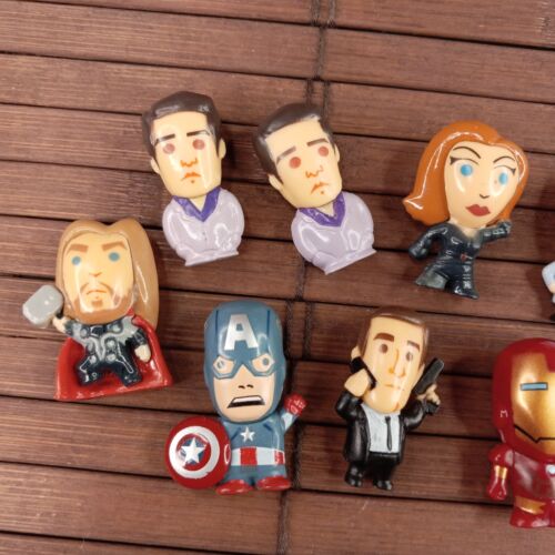 Marvel Avengers 1" CHIBIS Minifiguren Lot 11 Tony Stark Iron Man Thor Hawkeye - Bild 3 von 10
