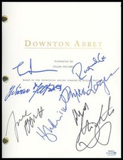 Downton Abbey AUTOGRAPHS Cast Signed Script Screenplay -Michelle Dockery +7 ACOA