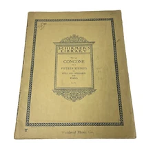 Concone 15 Studies in Style Expression For Piano Volume 141 Op. 25 Sheet Music