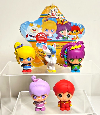 Rainbow Brite Lot of 5 Micro Figures w/ Starlite, Stormy, Shy Violet, Red Butler
