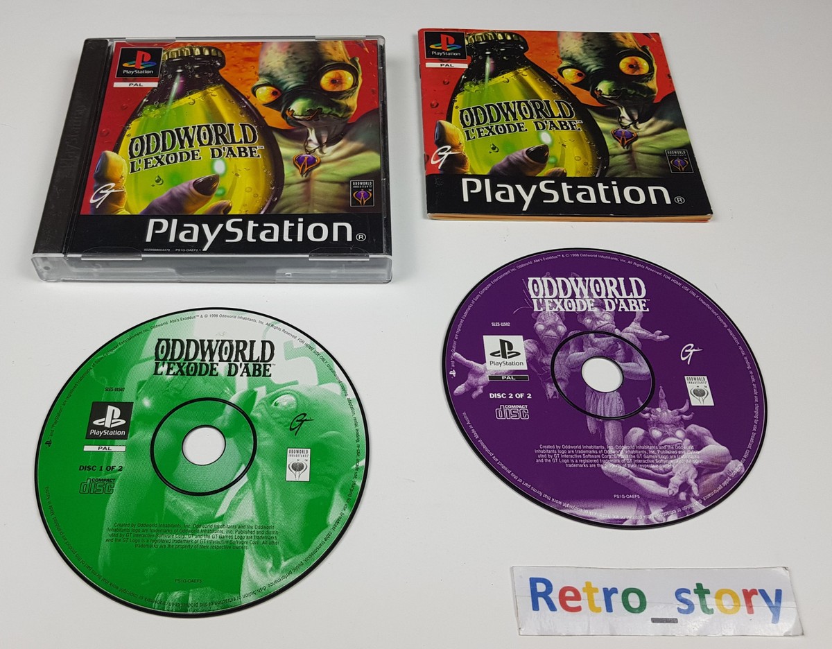 Oddworld l'odyssée d'abe - jeu playstation 1 ps1 - complet à Bouvignies