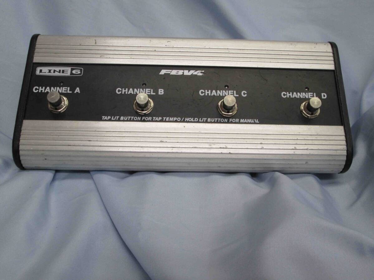 LINE 6 FBV4 4-Channel Foot Switch Pedal Controller Working