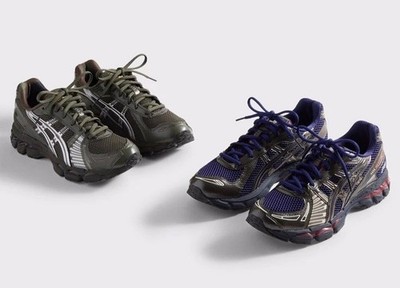 Sz 9.5 Kith ASICS Marvel Capcom Captain America Guile Double Gel-Kayano 12.1 New