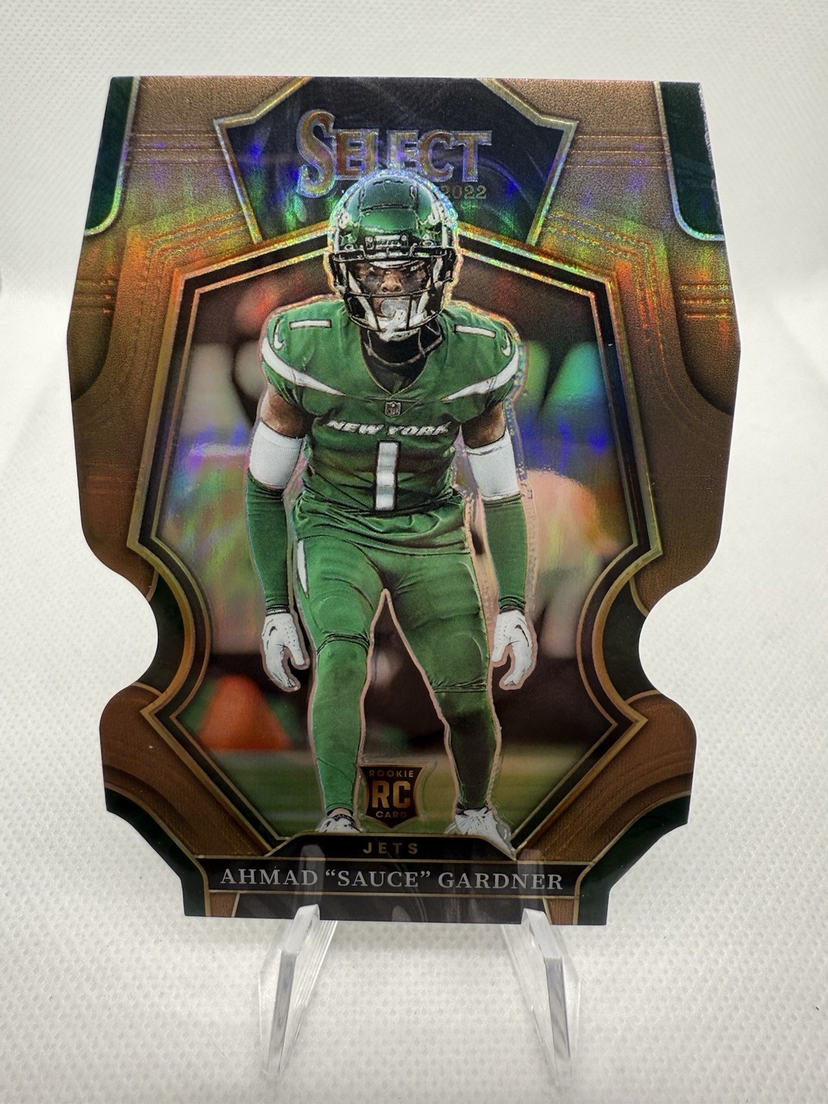 Ahmad Gardner RC /99 2022 Panini Select Premier Level #177 Copper Prizm Die-Cut