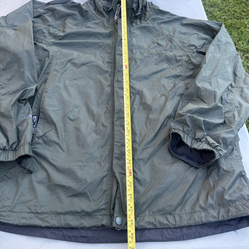 Marmot Mens 3 Ply Goretex Mountain Parka Rain Jacket Sz L Green Ripstop VTG - Picture 13 of 18