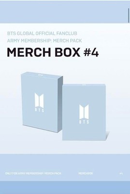 BTS MERCH BOX #4 Official PACK Full Set ARMY Membership Fan Club