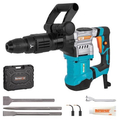 Berserker 1300W 16-Pound SDS-Max Demolition Jack Hammer, 1-9/16'' Bule, Black 