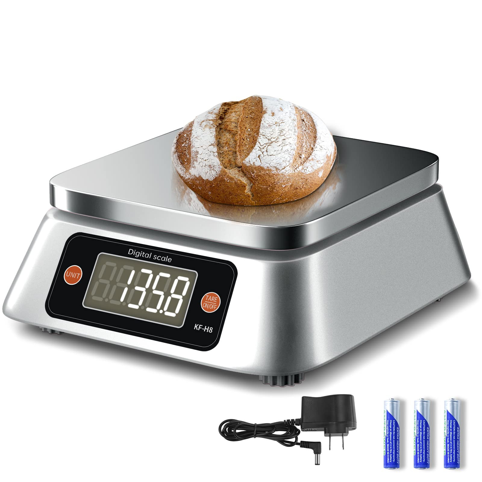 Kitchen Scales Digital Weight Grams and Ounces, KF-H8 Food Scale for Bakers, ...