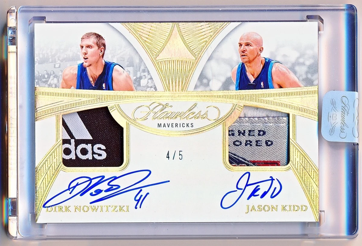 Dirk Nowitzki & Jason Kidd Auto NBA直筆サイン Panini Dirk Nowitzki Basketball Original Autographed Sports
