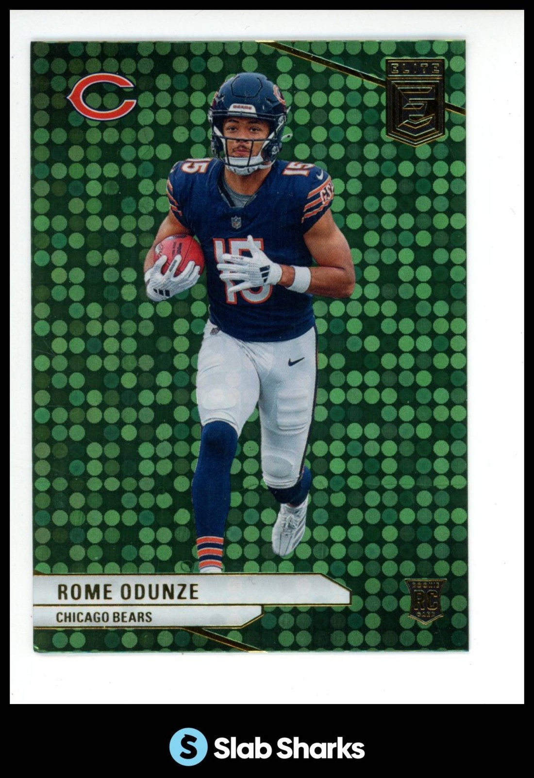 2024 PANINI DONRUSS ELITE #103 ROME ODUNZE GREEN DISCO RC ROOKIE