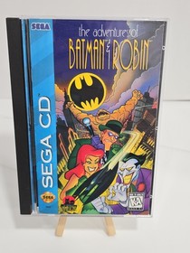 Adventures of Batman & Robin (Sega CD 1995) CIB Complete + Manual & Reg Card VGC