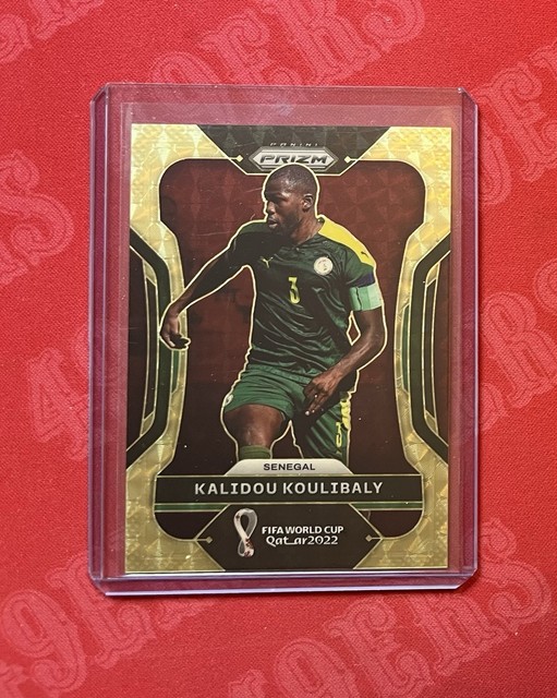 2022 Panini Prizm World Cup Gold Vinyl Prizms 1/1 Kalidou Koulibaly Senegal