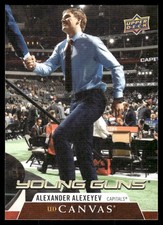 2020-21 Upper Deck UD Canvas YG Alexander Alexeyev Rookie Washington Capitals