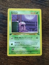 1995 grimer pokemon card value Pokemon - Grimer (48) - Fossil - 1st Edition : Buy Online at Best Price in  KSA main image 1