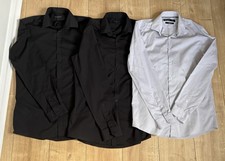 Bundle 3 x Men’s Shirts Taylor & Wright/Primark Size 15 Collar Long Sleeve VGC