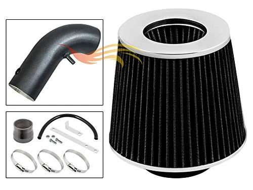 Kit de admisión de aire BCP RW GRIS para Toyota Celica 90-99 1,6 L 1,8 L 2,2 L L4 + filtro Foto 3 de 3