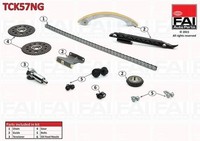 1 X Steuerkettensatz FAI TCK57NG FüR Saab 9-3 9-3X
