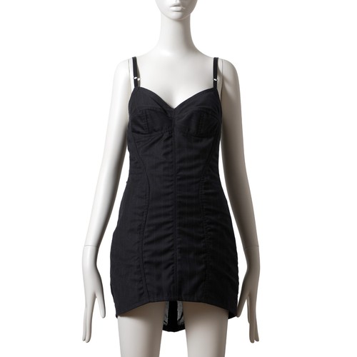 Dolce & Gabbana, DOLCE & GABBANA Early 90's Collectors Pinstripe Bustier Dress /Unworn with tags